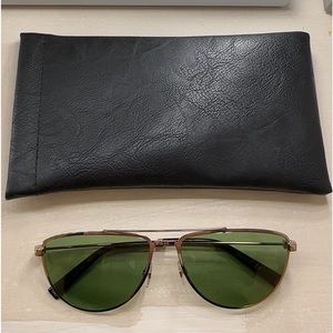Givenchy Green Pilot Unisex Sunglasses Made In Italy
